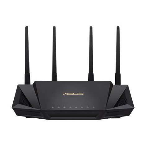 Asus | Wireless Wifi 6 Dual Band Gigabit Router | RT-AX58U | 802.11ax | 2402+574 Mbit/s | 10/100/1000 Mbit/s | Ethernet LAN (RJ- - 5
